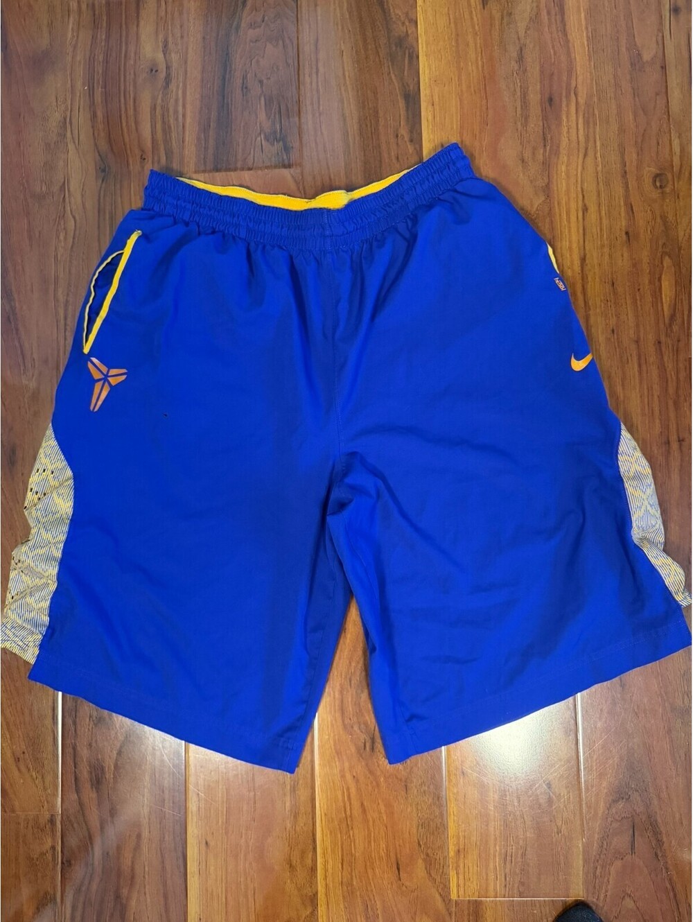 Kobe Bryant KB24 Nike Dri Fit Basketball Shorts Blue 451006-487 Mens Size 2XL